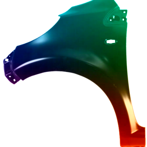 Spatbord links Citroen C1 (PM/PN) 2005-2012 Gespoten in gewenste kleur