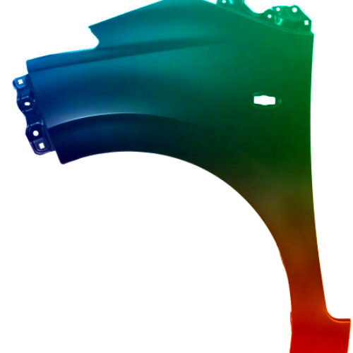 Spatbord links Citroen C1 uit 2014 Gespoten in gewenste kleur