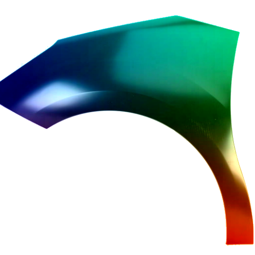 Spatbord links Citroen C3 2010-2016 Gespoten in gewenste kleur