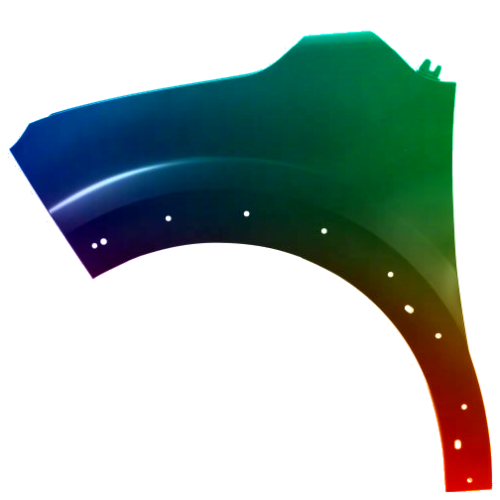 Spatbord links Citroen C3 2016-2020 Gespoten in de gewenste kleur