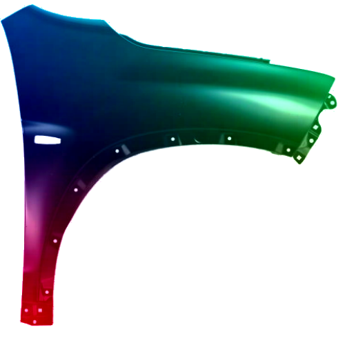 Spatbord rechts Citroen C4 Aircross vanaf 2012 Gespoten in de gewenste kleur