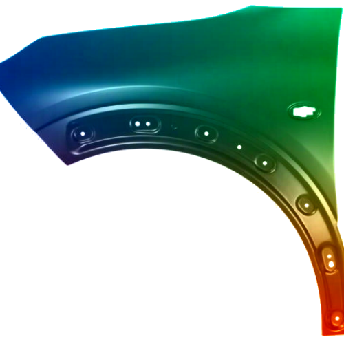 Spatbord links Citroen C4 Cactus 2014-2018 Gespoten in gewenste kleur