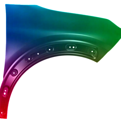 Spatbord rechts Citroen C4 Cactus vanaf 2018 Gespoten in de gewenste kleur