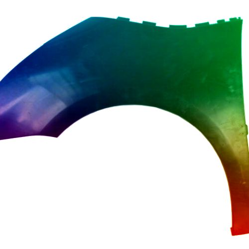 Spatbord links Citroen C4 Picasso (UA/UD) 2006-2013 Gespoten in gewenste kleur