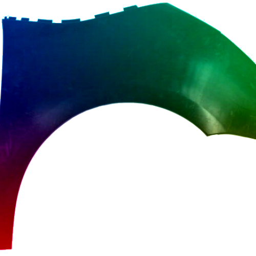 Spatbord rechts Citroen C4 Picasso (UA/UD) 2006-2013 Gespoten in gewenste kleur