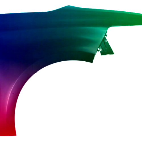 Spatbord rechts Citroen C4 Picasso/Spacetouber vanaf 2013 Gespoten in de gewenste kleur