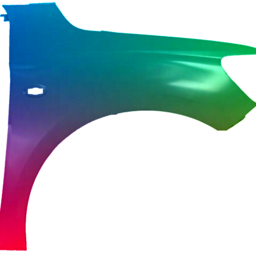 Spatbord rechts Citroen C-Elysee vanaf 2017 Gespoten in de gewenste kleur