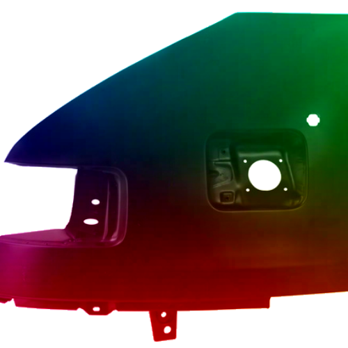 Spatbord links Citroen Jumper (230) 1994-2001 Gespoten in de gewenste kleur