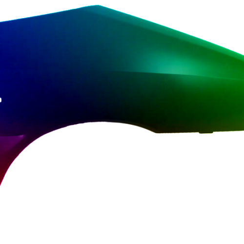 Spatbord rechts Citroen Jumpy (U6U) 1995-2003 Gespoten in de gewenste kleur