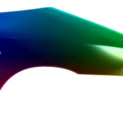 Spatbord rechts Citroen Jumpy (U6U) 2004-2007 Gespoten in de gewenste kleur