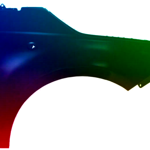 Spatbord rechts Fiat 500 (312) 2007-2015 Gespoten in de gewenste kleur