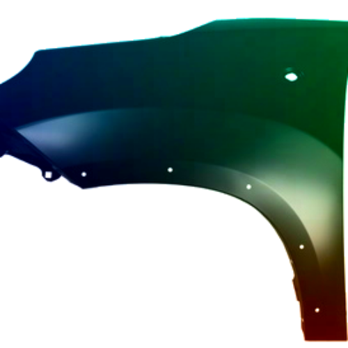 Spatbord links Fiat 500L (330) vanaf 2013 gespoten in de gewenste kleur