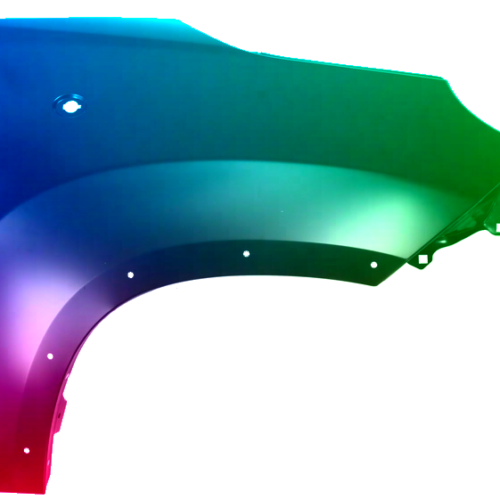 Spatbord rechts Fiat 500L (330) vanaf 2013 Gespoten in de gewenste kleur