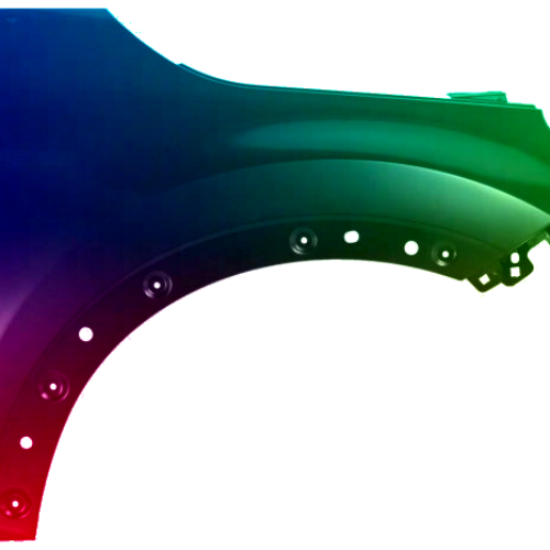 Spatbord rechts Fiat 500X vanaf 2015 Gespoten in de gewenste kleur