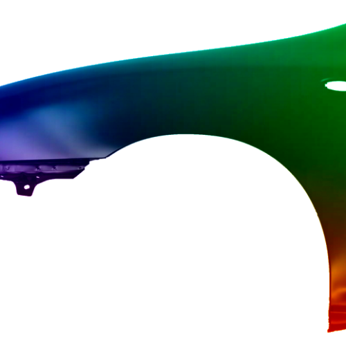 Spatbord links Fiat Bravo/Brava (182) 1995-2001 Gespoten in de gewenste kleur