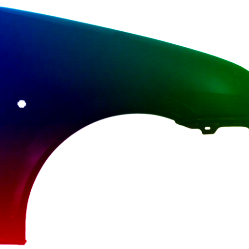 Spatbord rechts Fiat Cinquecento (170) 1991-1998 Gespoten in de gewenste kleur