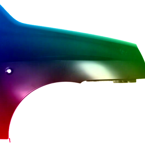 Spatbord rechts Fiat Doblo (119/223) 2001-2005 Gespoten in de gewenste kleur