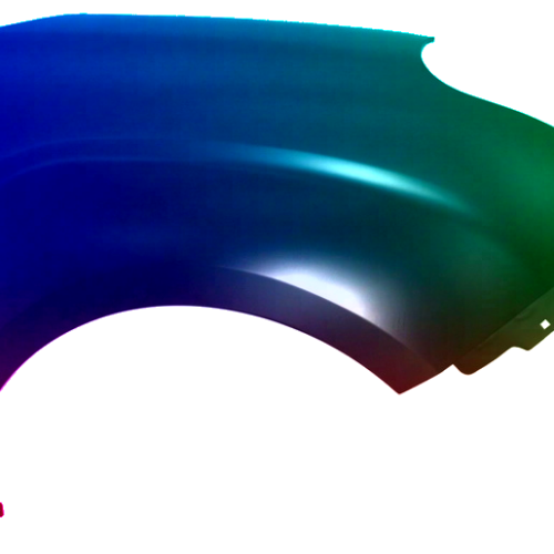 Spatbord rechts Fiat Doblo (152/263) 2010-2014 Gespoten in de gewenste kleur