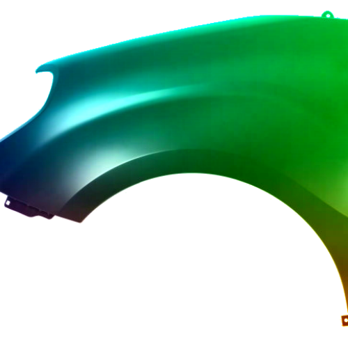 Spatbord links Fiat Doblo (263) van 2015 Gespoten in de gewenste kleur