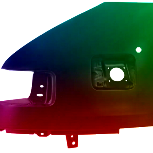 Spatbord links Fiat Ducato (230) 1994-2002 Gespoten in de gewenste kleur