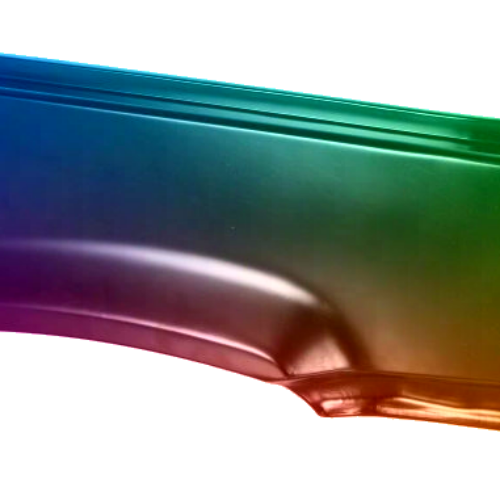 Spatbord rechts Fiat Panda (141A) 1980-2002 Gespoten in de gewenste kleur