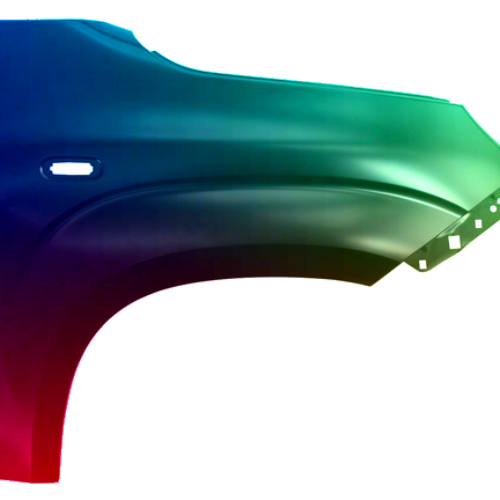 Spatbord rechts Fiat Panda (319) vanaf 2012 Gespoten in de gewenste kleur