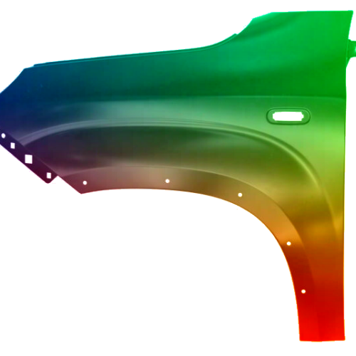 Spatbord links Fiat Panda (319) vanaf 2012 Gespoten in de gewenste kleur