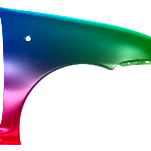 Spatbord rechts Fiat Seicento (187) 1998-2010 Gespoten in de gewenste kleur