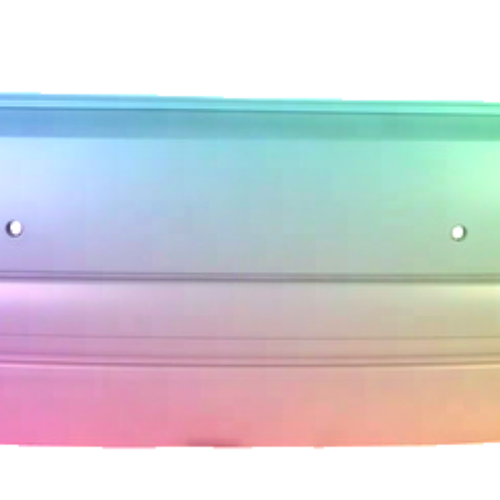 Voor Fiat 500 (312) 2007-2015 PDC achterbumper gespoten in de gewenste kleur