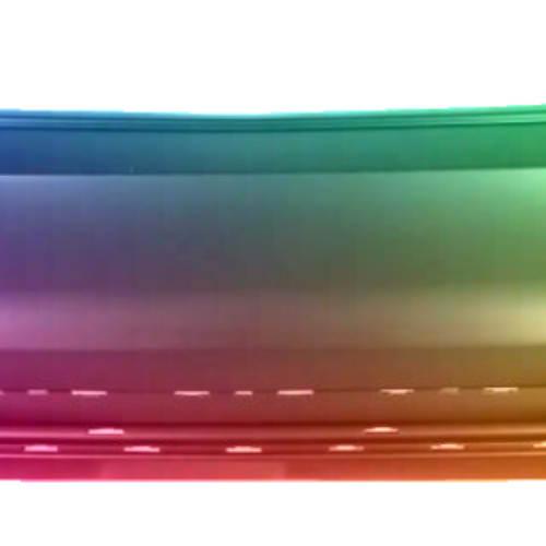 Voor Fiat 500 vanaf 2015 Achterbumper gespoten in de gewenste kleur