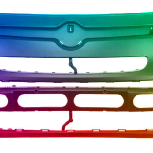 Voor Fiat 500L (330) vanaf 2013 Voorbumper gespoten in de gewenste kleur