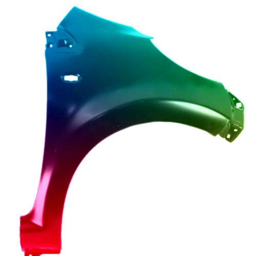 Spatbord rechts Peugeot 107 (P) 2012-2014 Gespoten in de gewenste kleur