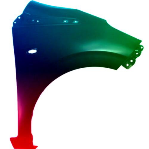 Spatbord rechts Peugeot 108 vanaf 2014 Gespoten in de gewenste kleur