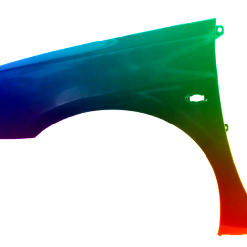 Spatbord links Peugeot 307 (3_) 2001-2005 Gespoten in gewenste kleur