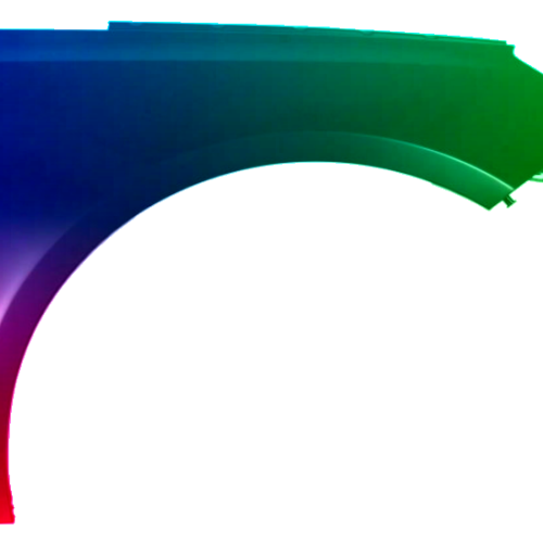 Spatbord rechts Peugeot 308 2013-2017 Gespoten in de gewenste kleur