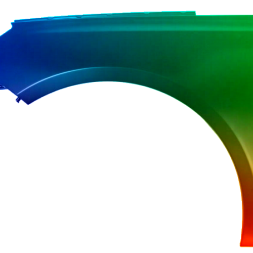 Spatbord links Peugeot 308 2017-2021 Gespoten in de gewenste kleur