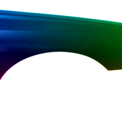 Spatbord rechts Peugeot 406 (8_) 1999-2004 Gespoten in de gewenste kleur