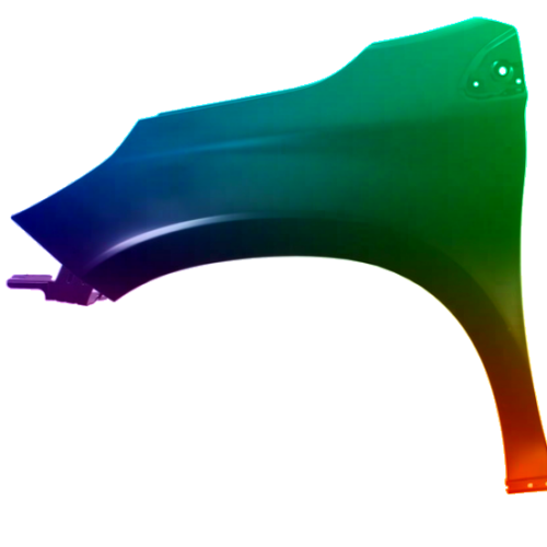 Spatbord links Peugeot 2008 2013-2019 Gespoten in de gewenste kleur