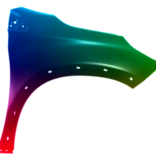 Spatbord rechts Peugeot 2008 2013-2019 Gespoten in de gewenste kleur