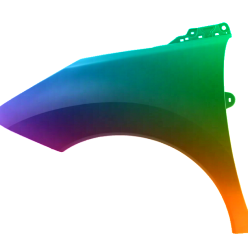 Spatbord links Peugeot 3008 2013-2016 Gespoten in gewenste kleur