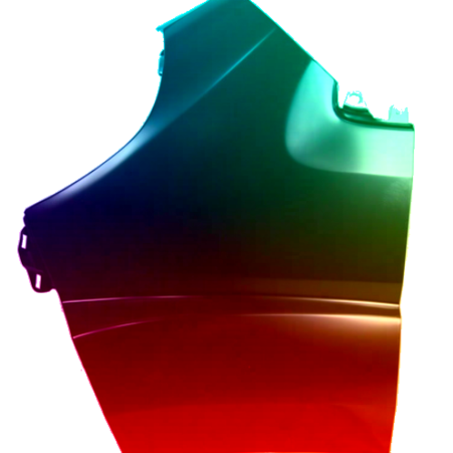 Spatbord links Peugeot Boxer (250) 2006-2014 Gespoten in gewenste kleur