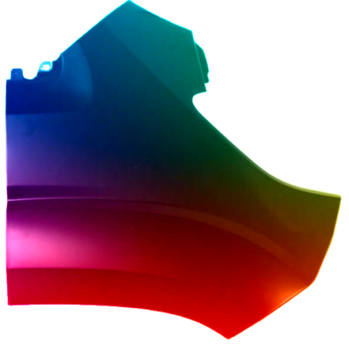 Spatbord rechts Peugeot Boxer vanaf 2014 Gespoten in de gewenste kleur