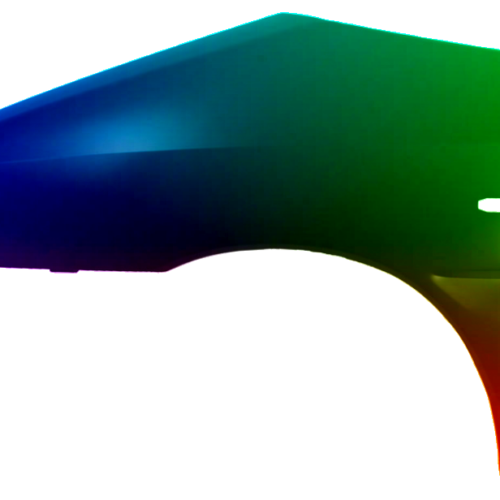 Spatbord links Peugeot Expert (222/223/224) 1994-2003 Gespoten in de gewenste kleur