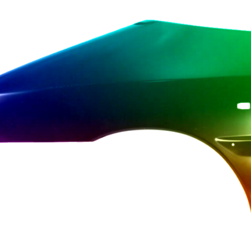 Spatbord links Peugeot Expert (222/223/224) 2004-2007 Gespoten in de gewenste kleur