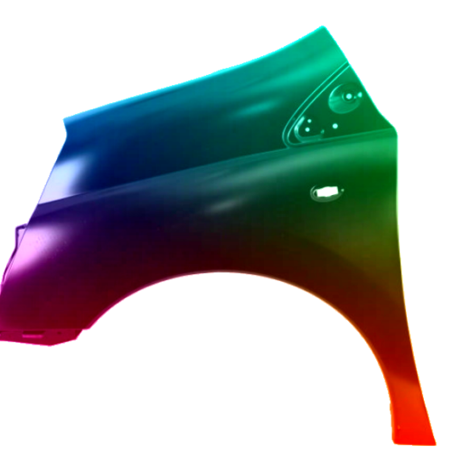 Spatbord links Peugeot Expert 2007-2016 Gespoten in gewenste kleur