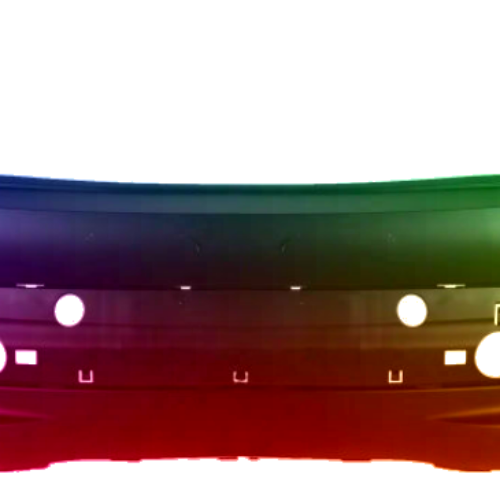 Voor Peugeot 207 (W_) 2006-2013 Achterbumper gespoten in de gewenste kleur