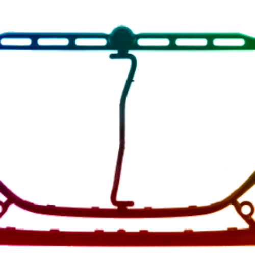 Voor Peugeot 208 vanaf 2019 PDC voorbumper gespoten in de gewenste kleur