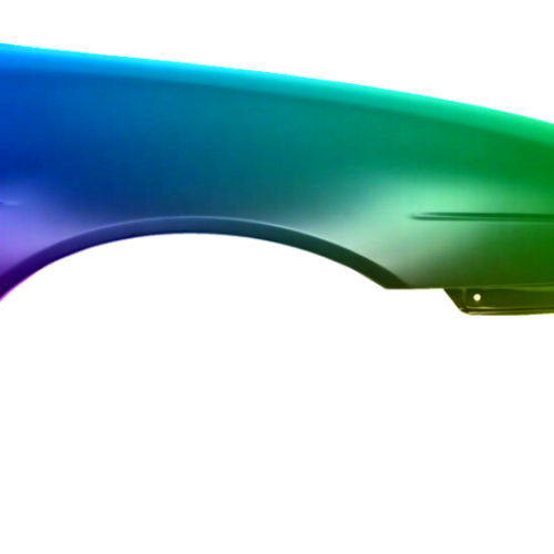 Spatbord rechts Nissan Almera (N15) 1995-2000 Gespoten in de gewenste kleur