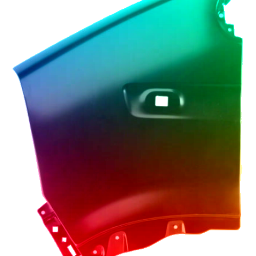 Spatbord links Nissan Interstar (X70) 2004-2007 Gespoten in de gewenste kleur