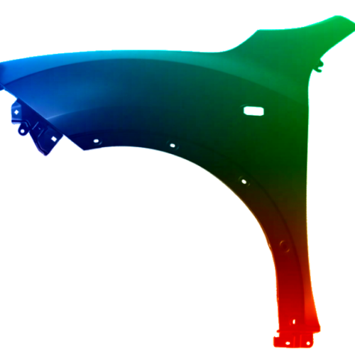 Spatbord links Nissan Juke (F15) 2010-2014 Gespoten in gewenste kleur